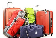 Gepaeck bestehend aus Koffer Rucksaecke Reisetasche c monticello Clipdealer